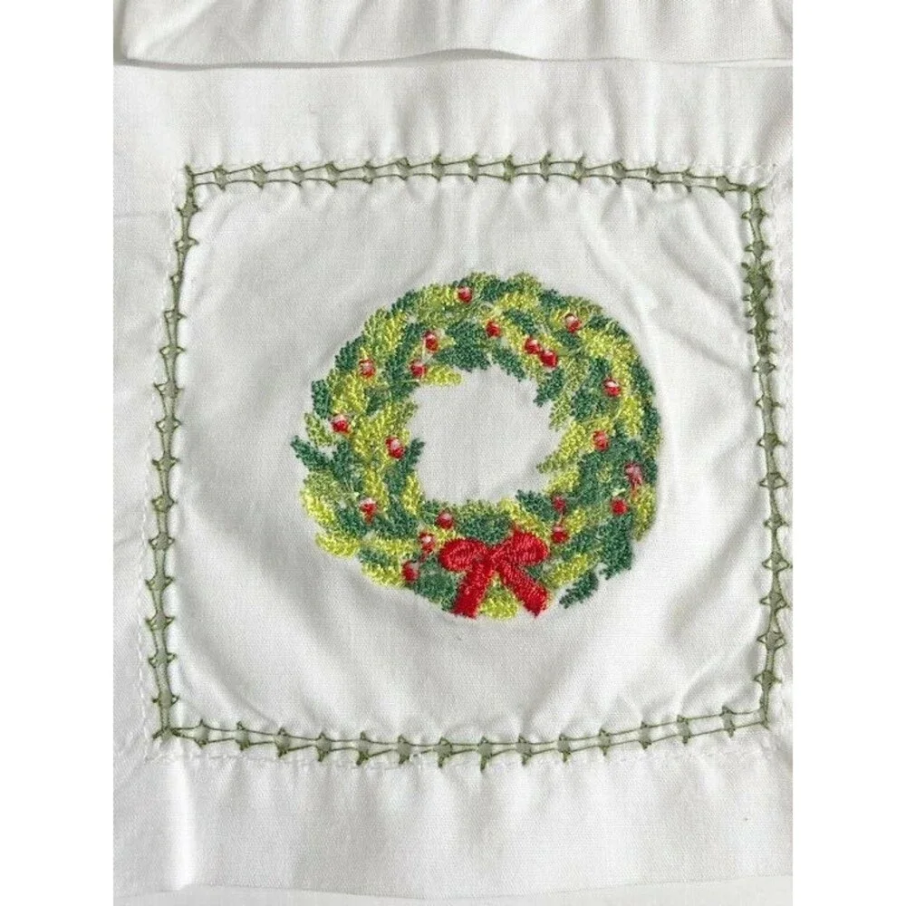 dennis east christmas embroidered